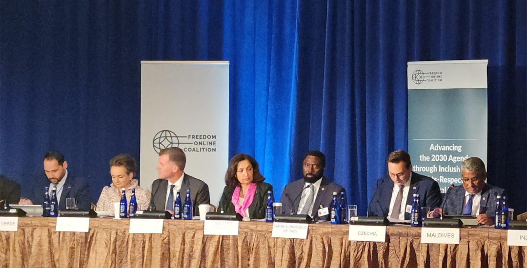 Statement by State Minister Ahmed Khaleel at the Freedom Online Coalition Event